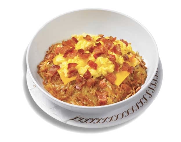 BACON EGG & CHEESE HASHBROWN BOWL